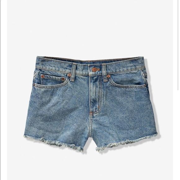 PINK Victoria's Secret Pants - PINK Victoria’s Secret High Rise Denim Shorts NEW